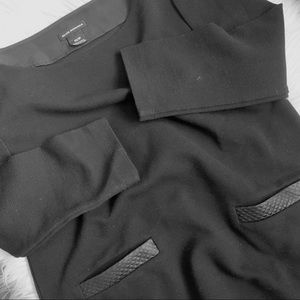 🛍 Club Monaco Black Tunic w Detail